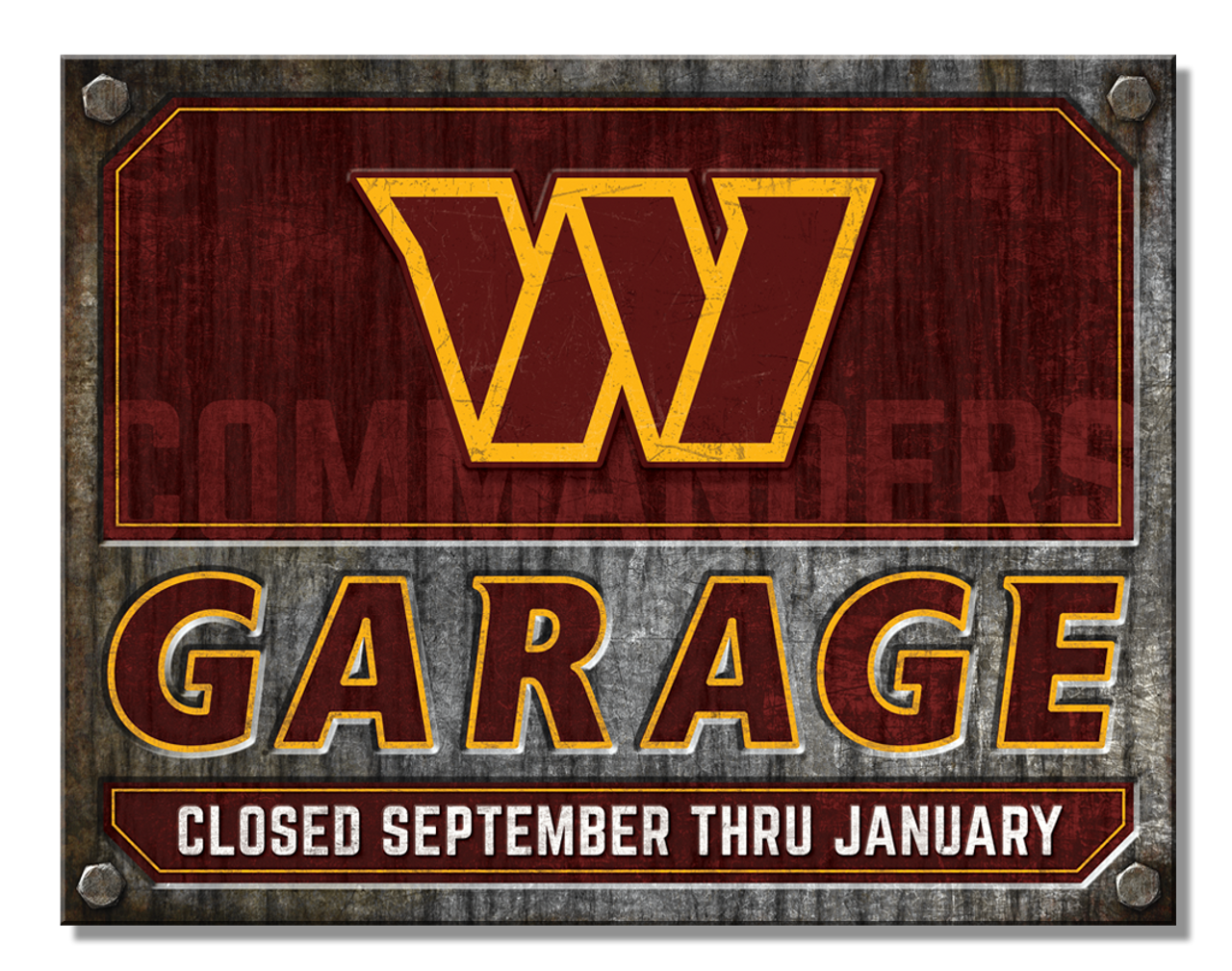 NFL Washington Commanders Garage 