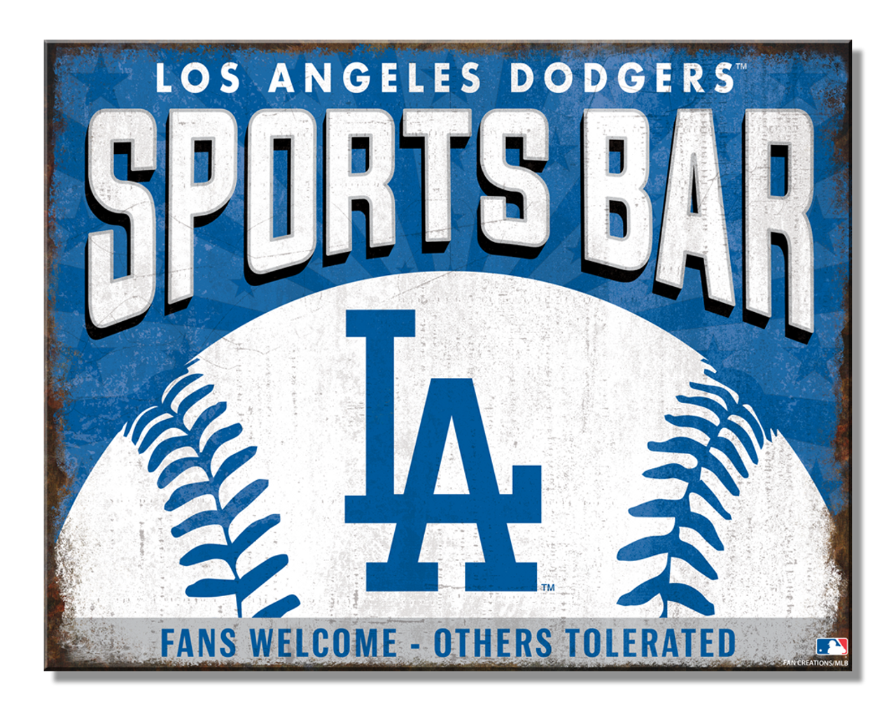 24 MDF LA Dodgers MLB Sign Desperate Enterprises