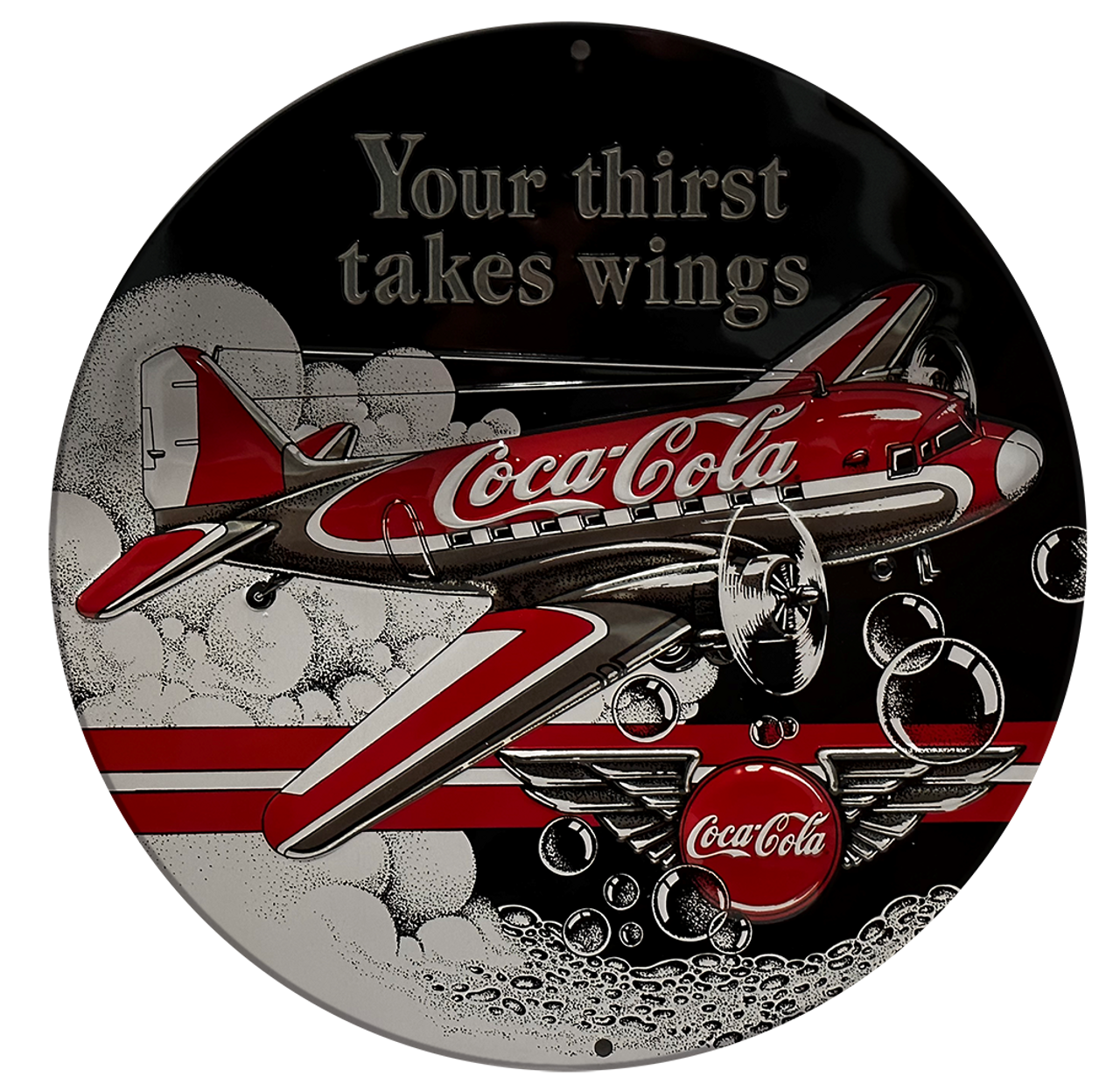 Coke DC-3 Sign