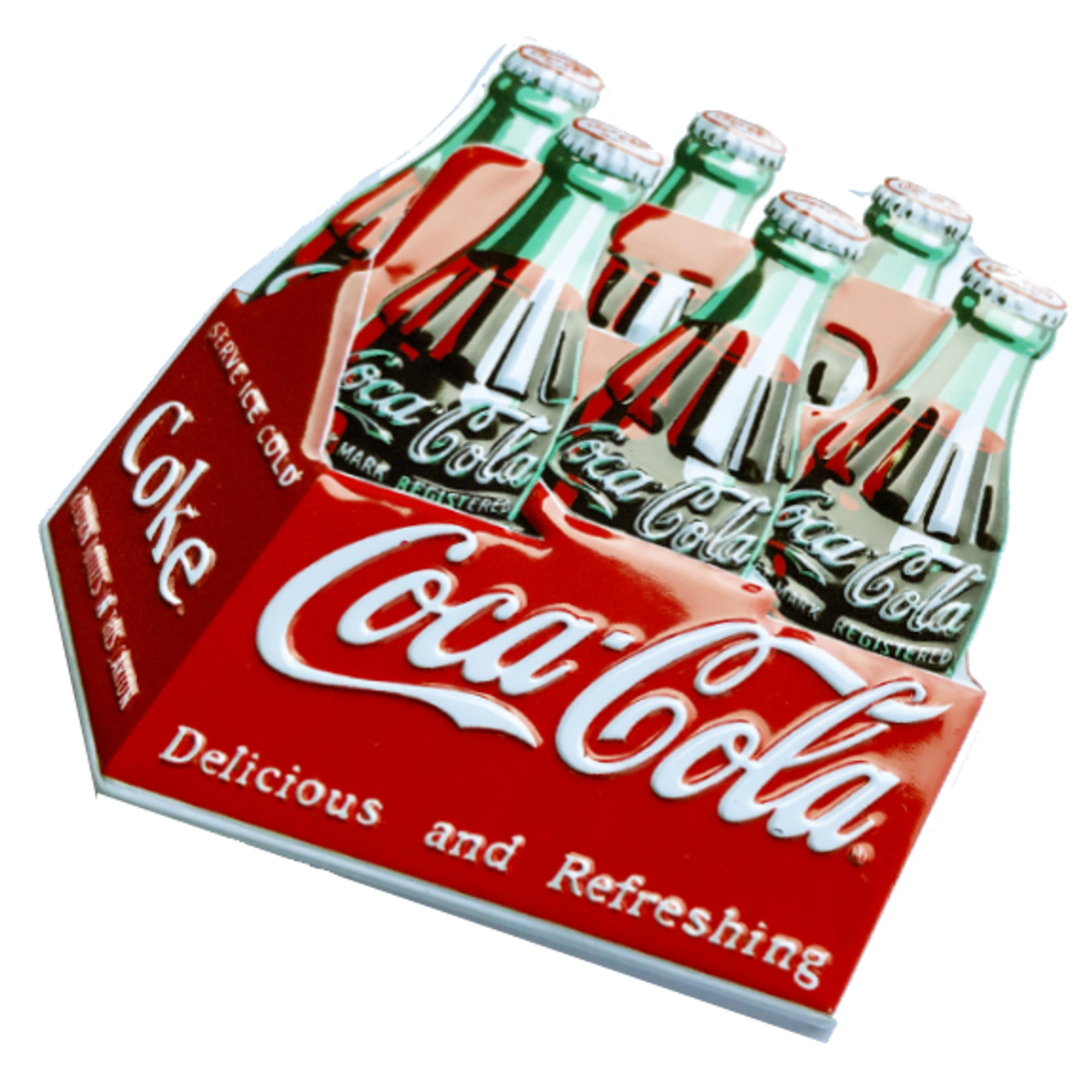  Coke Ctn Die Cut Magnet - 6 per pack - Ande Rooney 