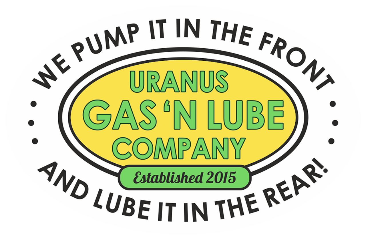  Sticker - Uranus Gas n Lube - Gloss (set of 6) 