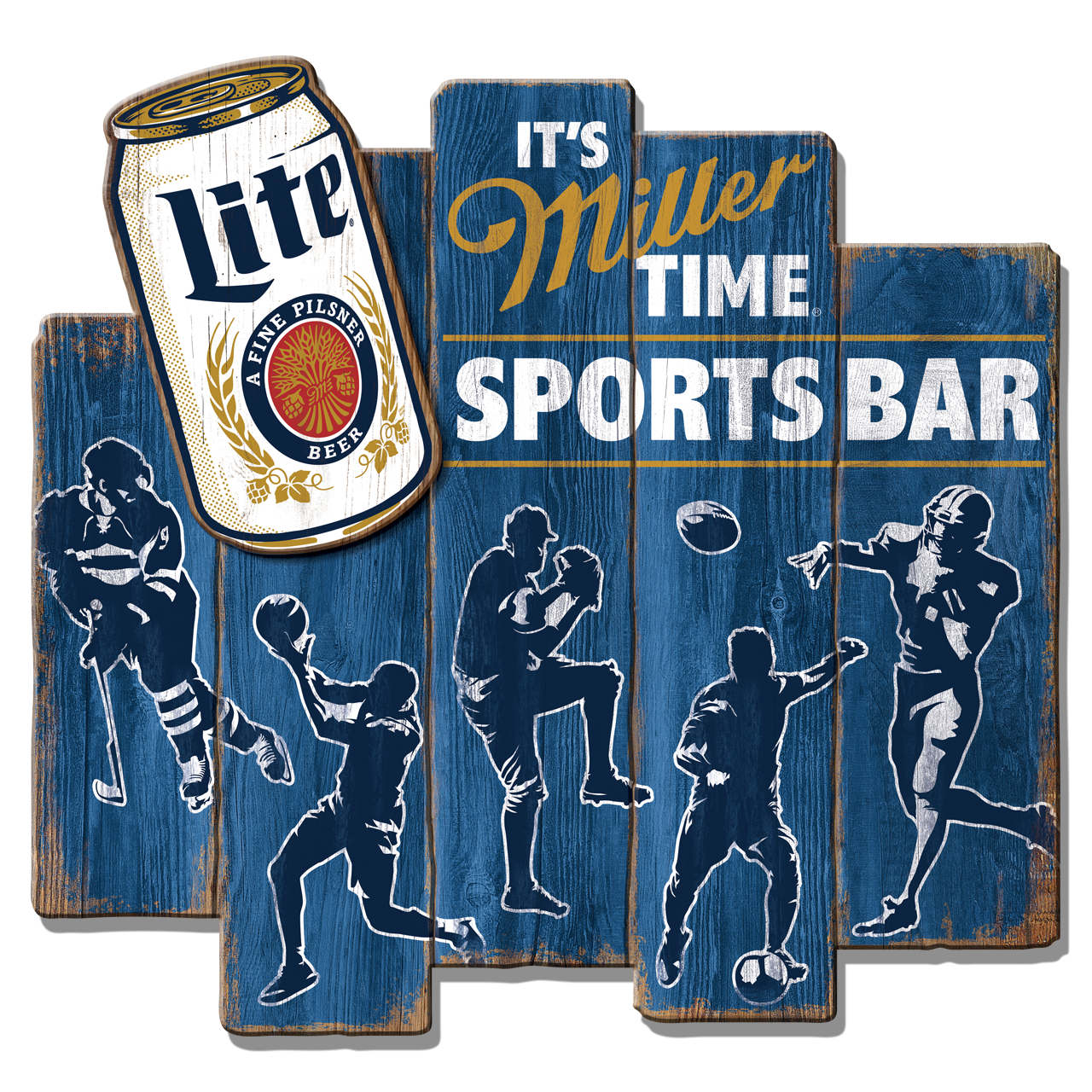 Molson Coors 23" MDF Miller Lite Sports Bar 