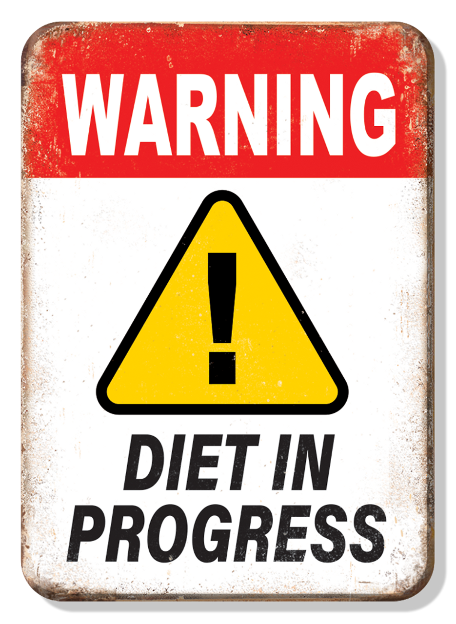  Magnet: Warning Diet 