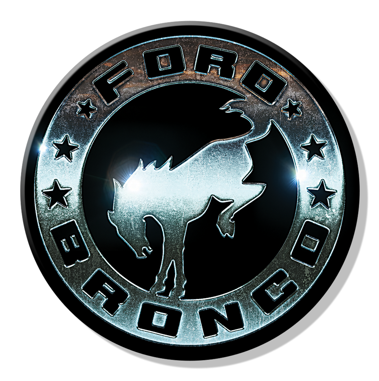 Ford Magnet: Bronco Badge Round 