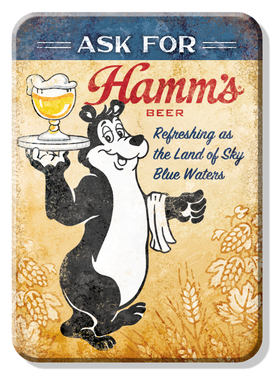 Hamm's Magnet: Hamm's Bear 