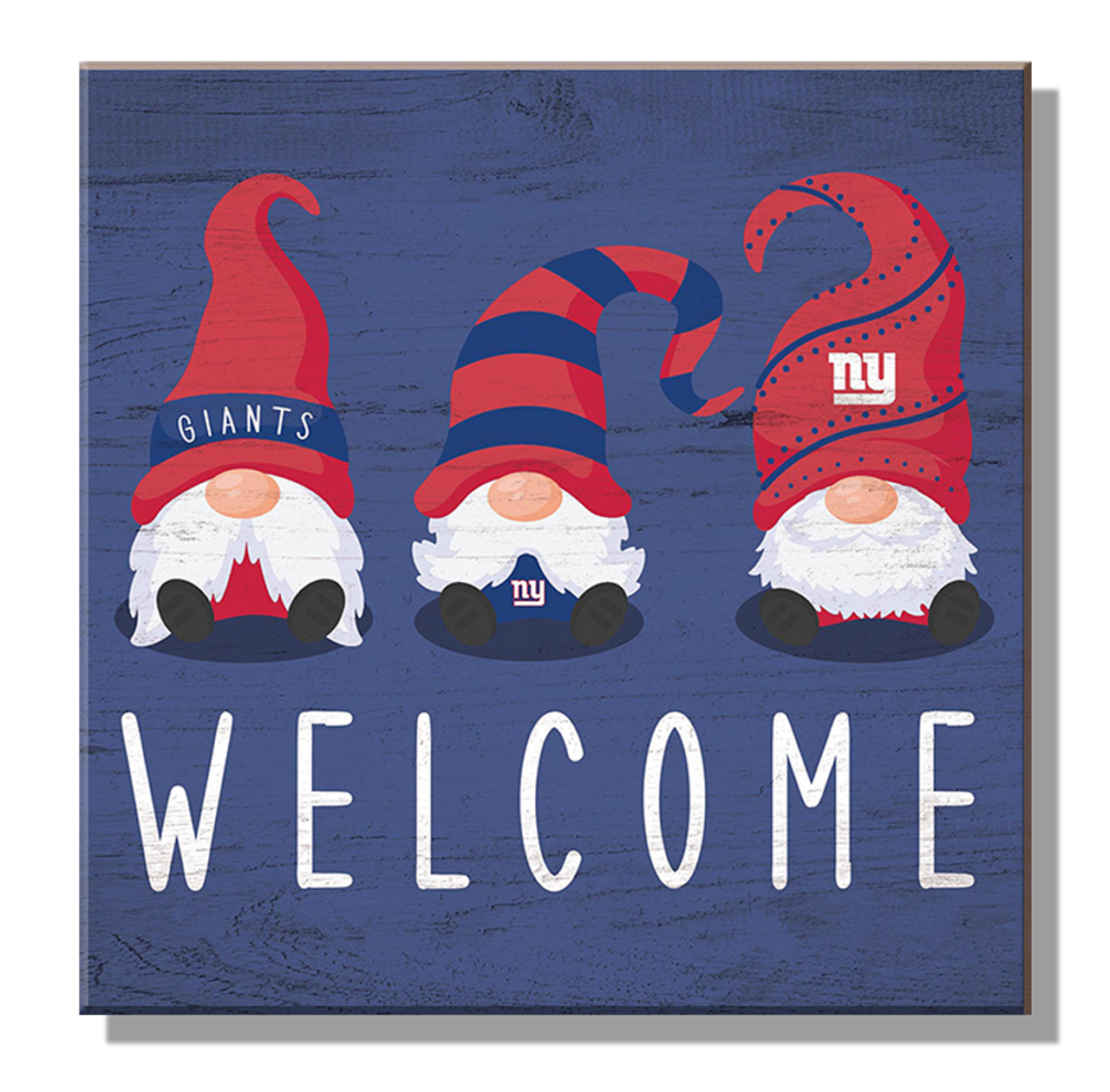 NFL Copy of 10" x 10" MDF Giants Gnome Sign 