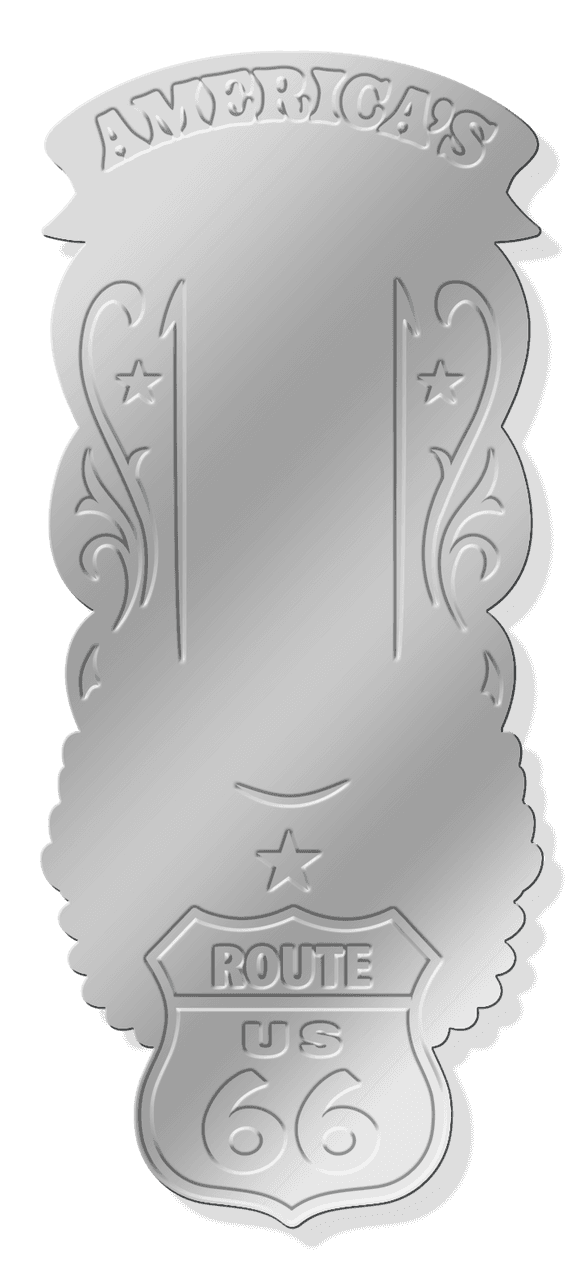 Thermometer - Route 66 17.5" x 7"