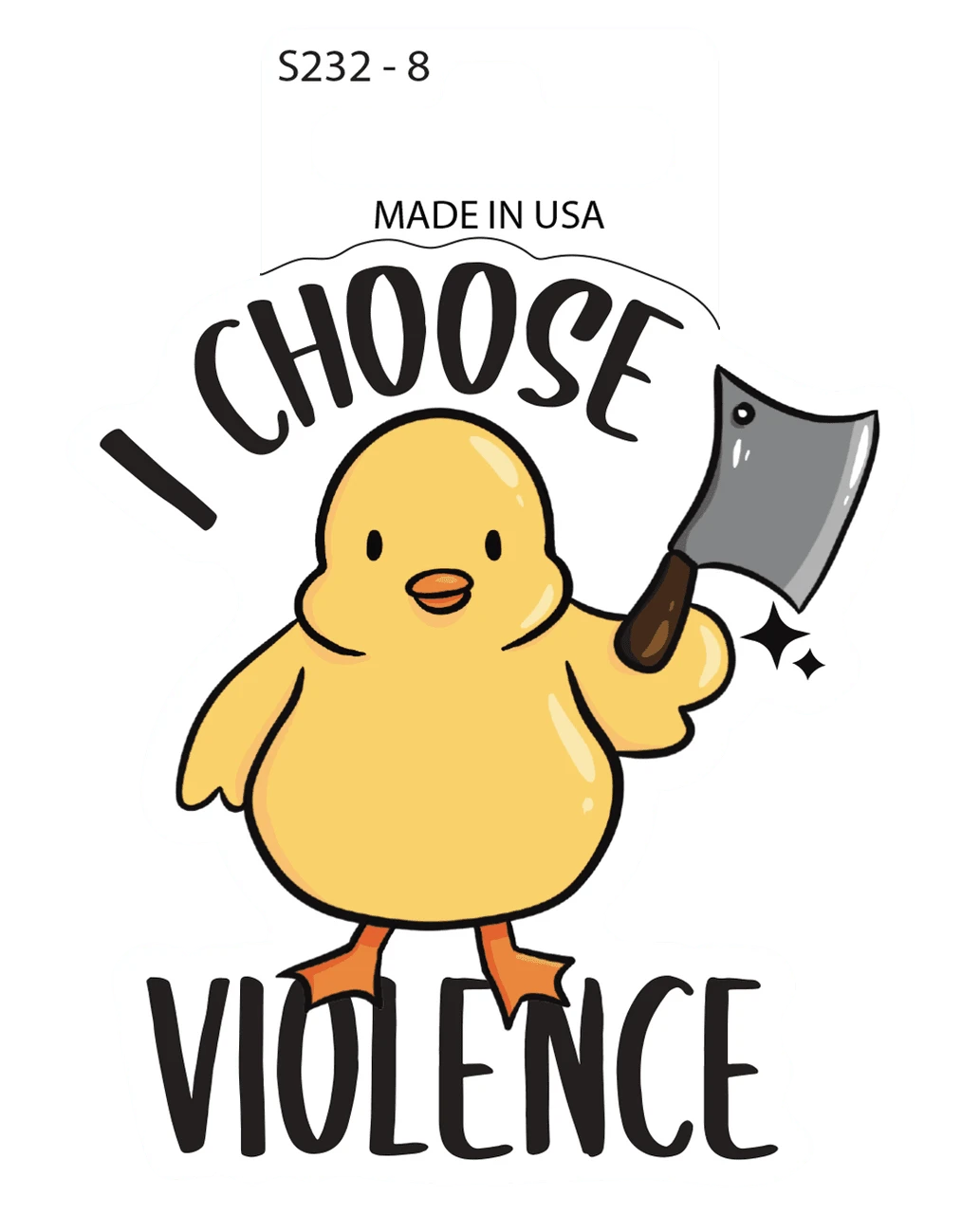 Sticker - Choose Violence (set of 6)