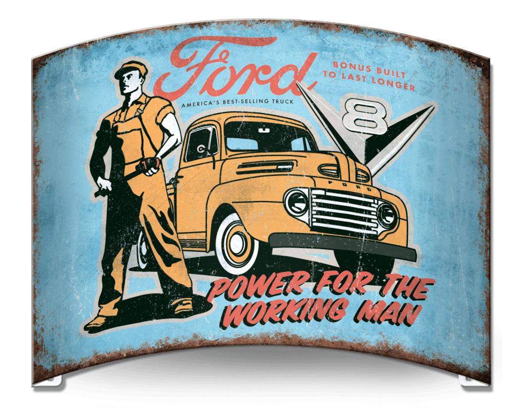 Ford Trucks Metal Sign - Thumbnail 2
