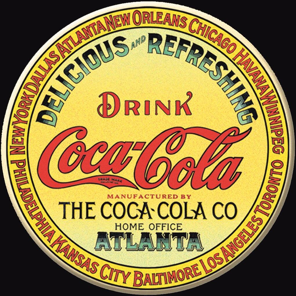 Coca-Cola Magnet: COKE - Keg Label Round | Wholesale Metal