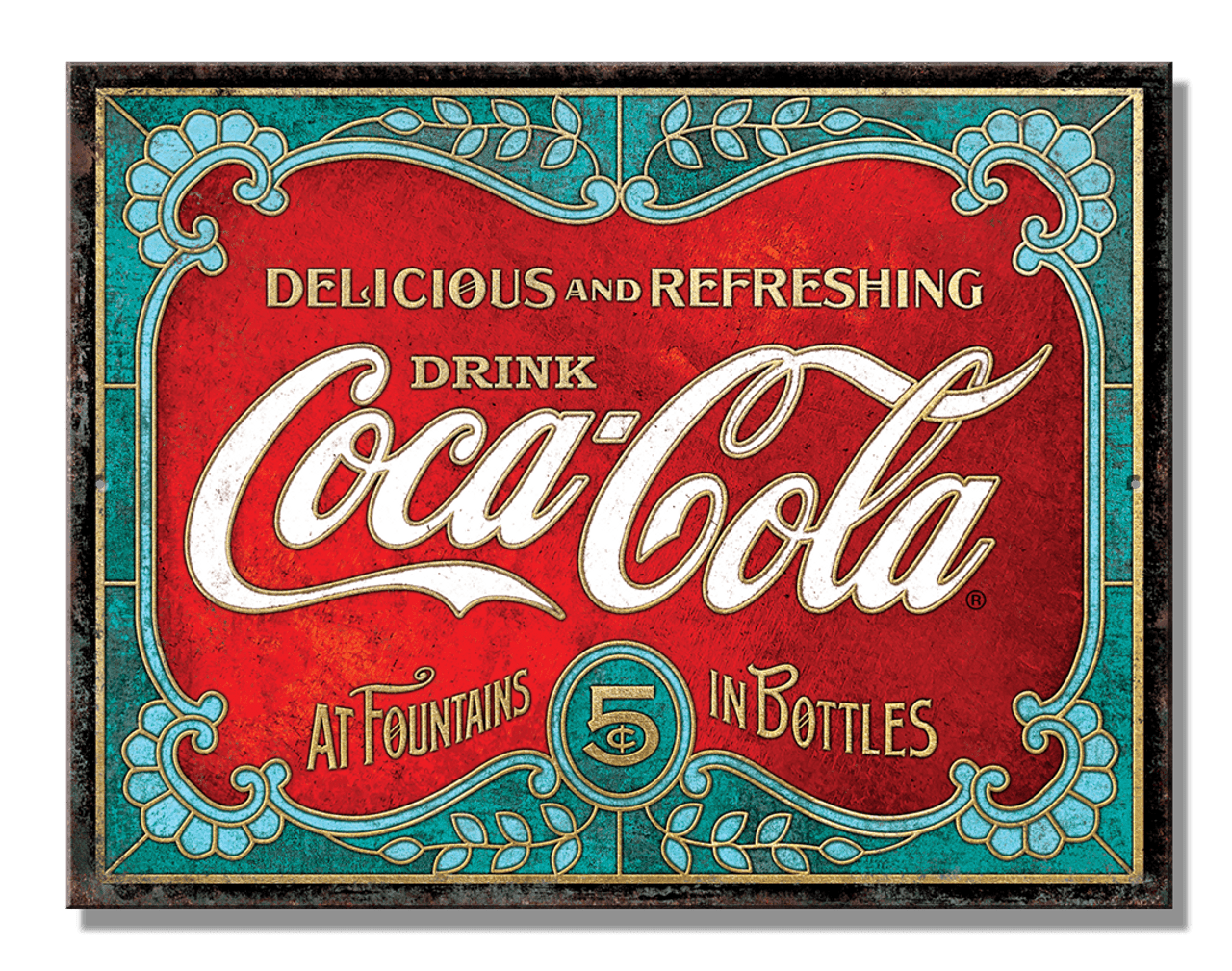 Coca-Cola SH - COKE Fountains 10.75" x 8.25" 