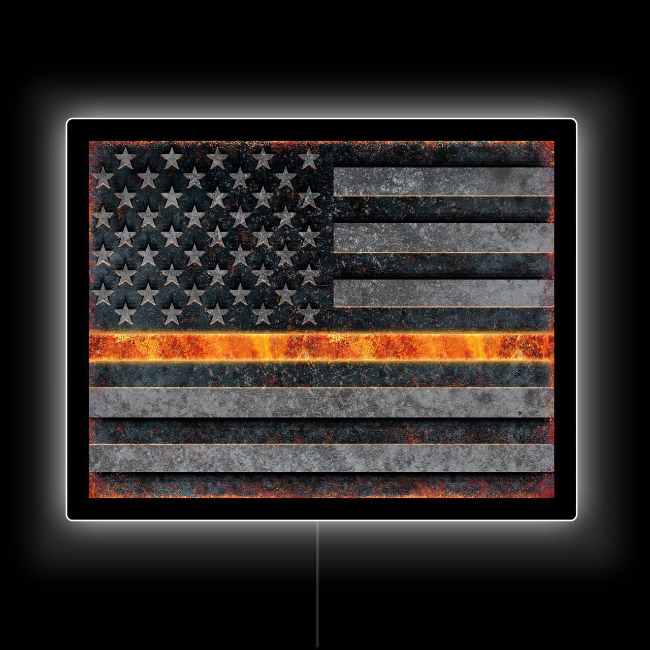  23 x 18" LED Firefighter Flag 