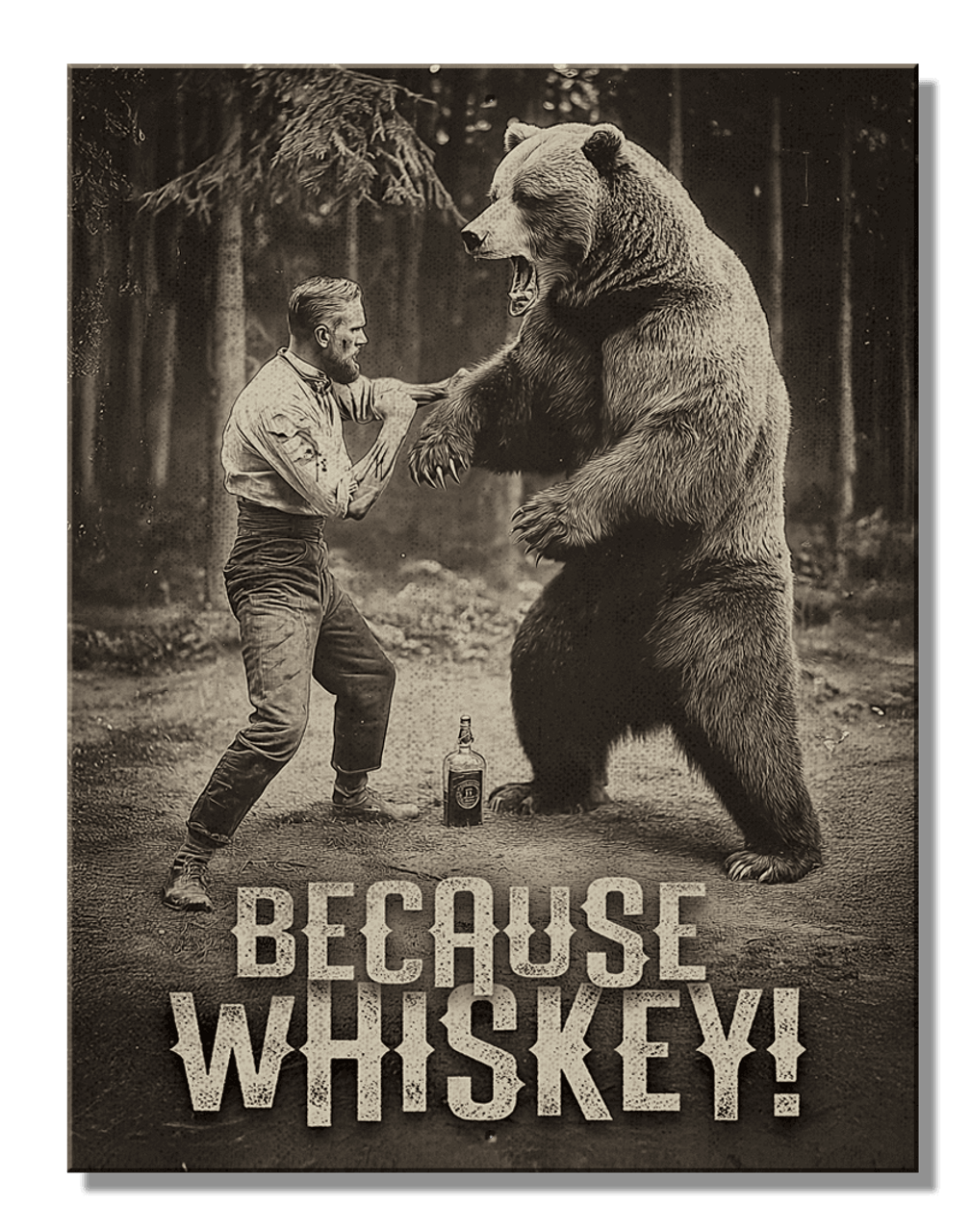 bCreative SH - Because Whiskey 8.25" x 10.75" 