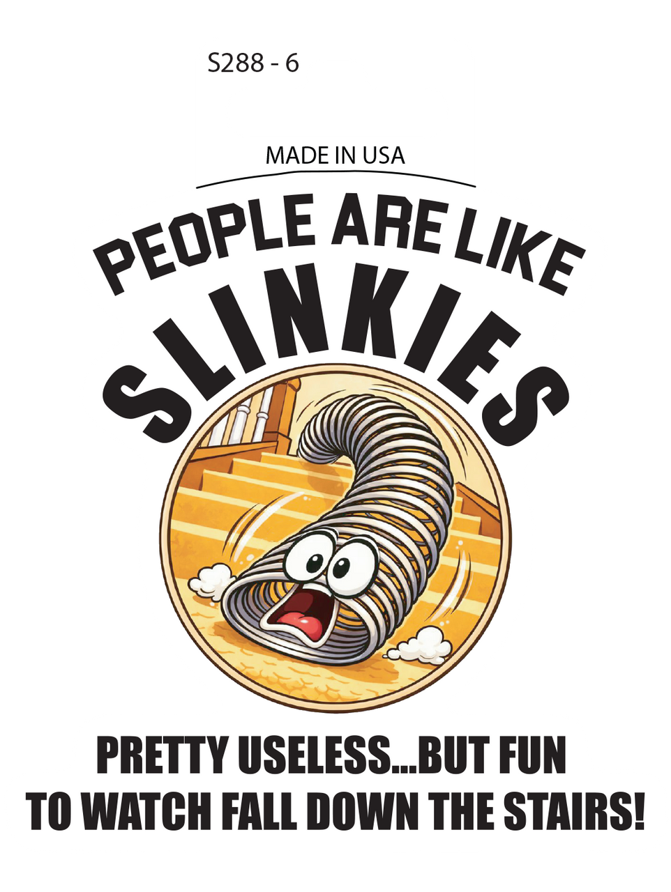 Sticker - Slinkies (Set of 6)