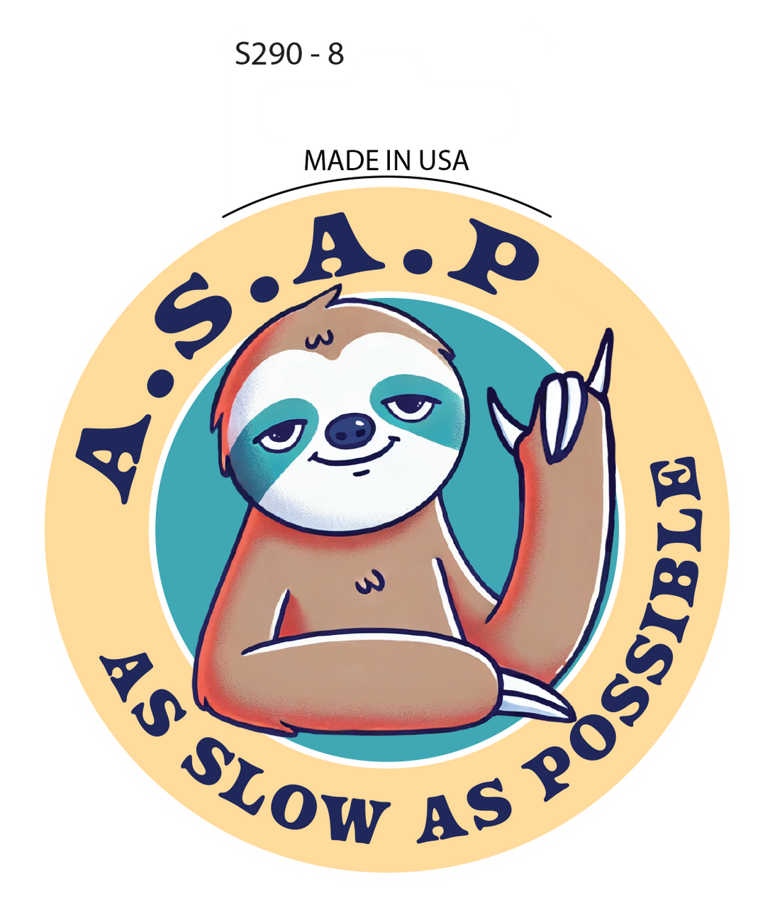Sticker - ASAP (Set of 8)