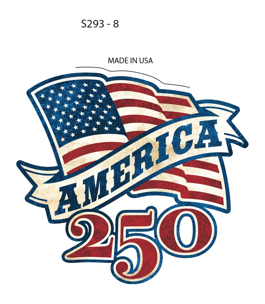 Sticker - America 250 Flag (Set of 8)