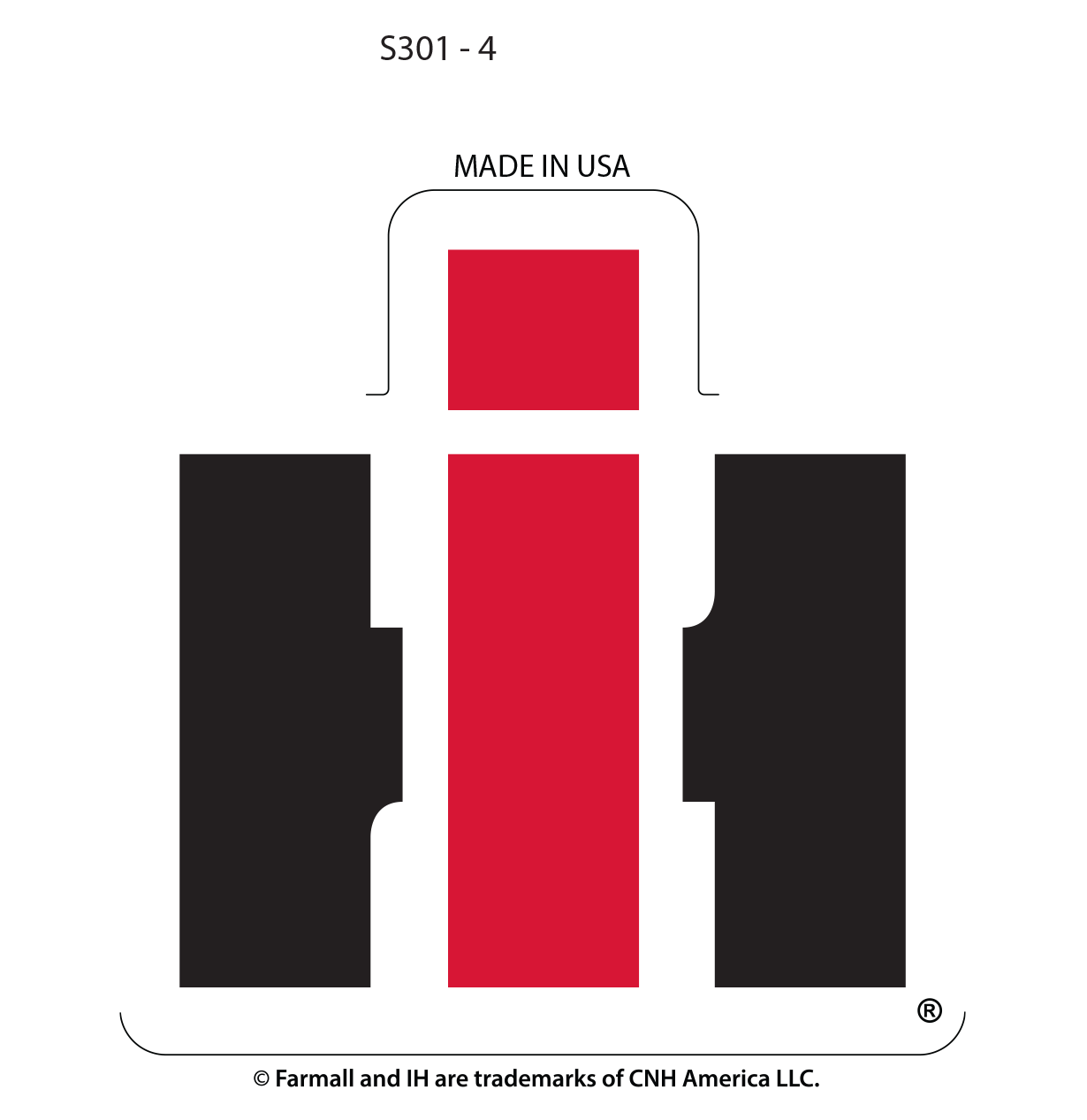 Sticker - Farmall Logo (Set of 4)