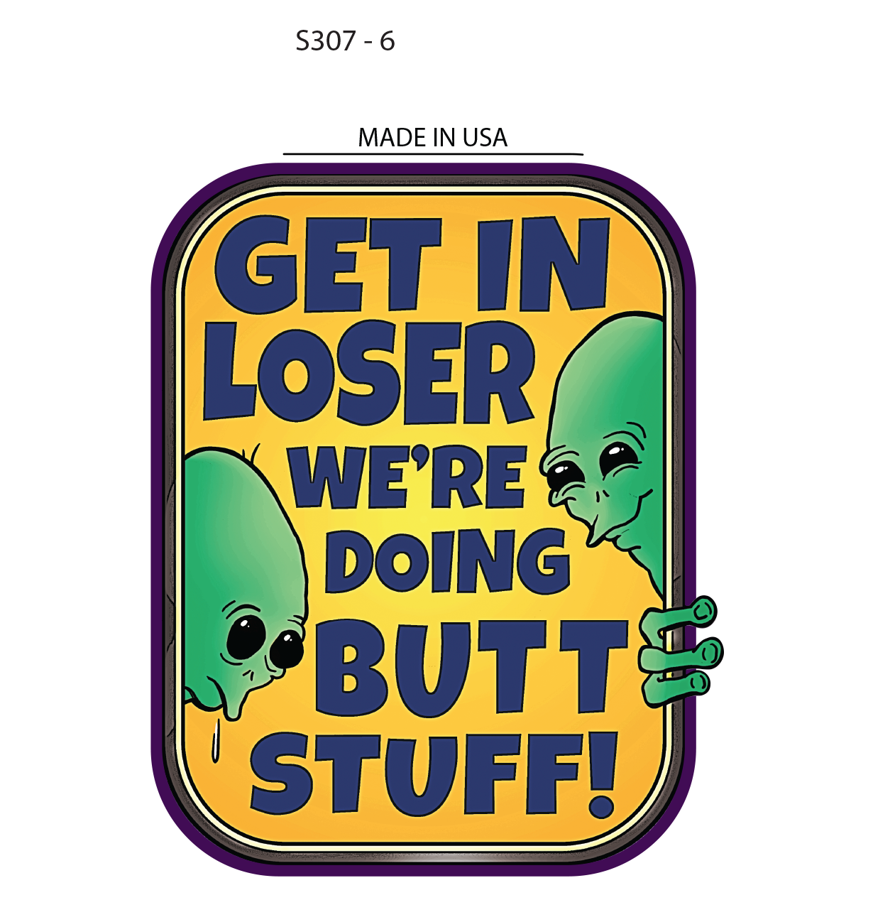 Sticker - Butt Stuff (Set of 6)