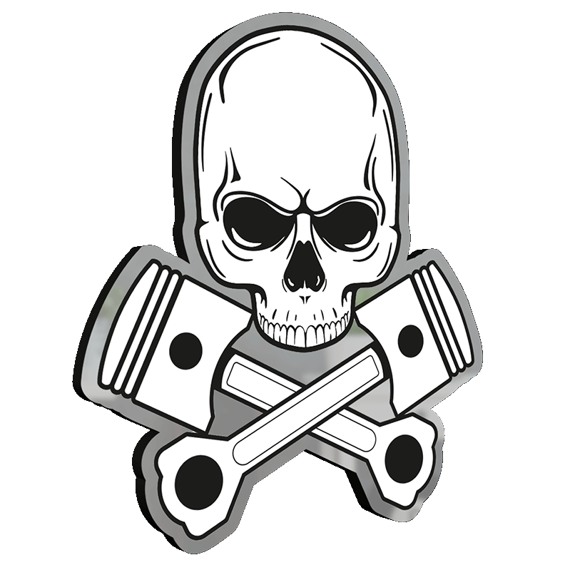 Skull and Pistons Infinity Light