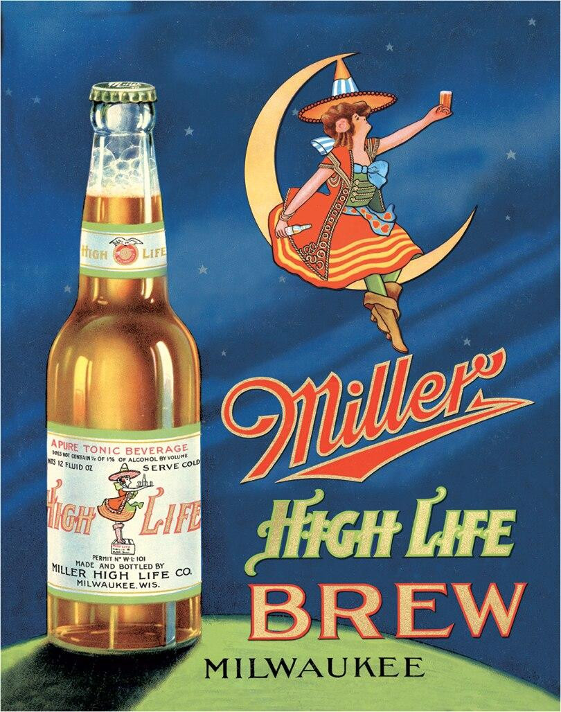 Molson Coors Miller High Life Brew | Wholesale Metal Signs