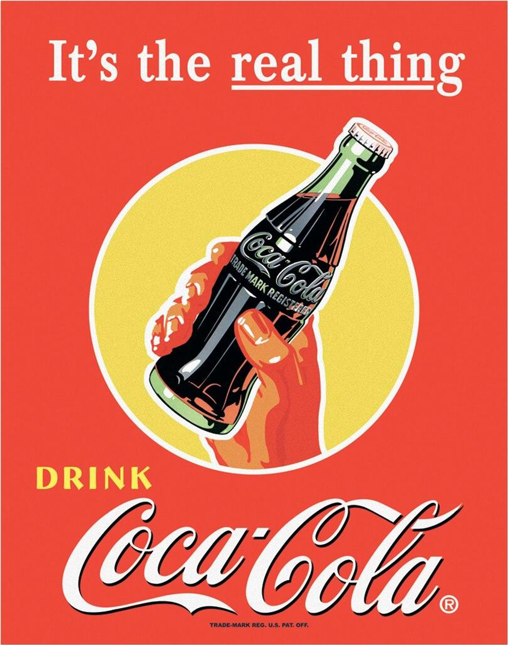 COKE - Real Thing - Bottle in | Desperate Enterprises