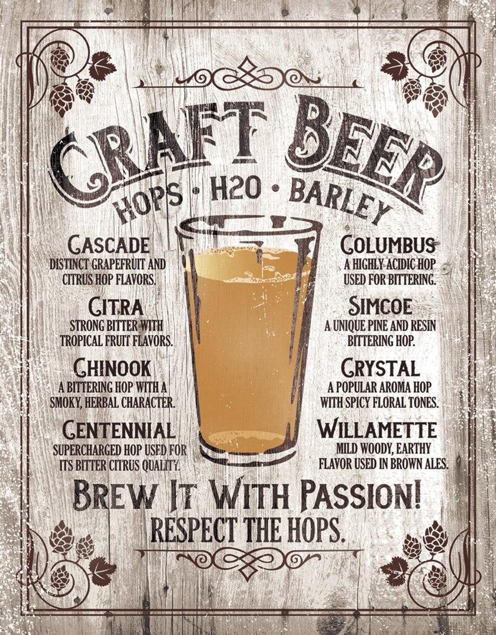 Brew It - Passion | Wholesale Metal Signs