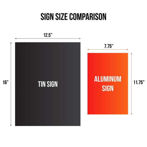 Fat ALUMINUM 7.75 x 11.75