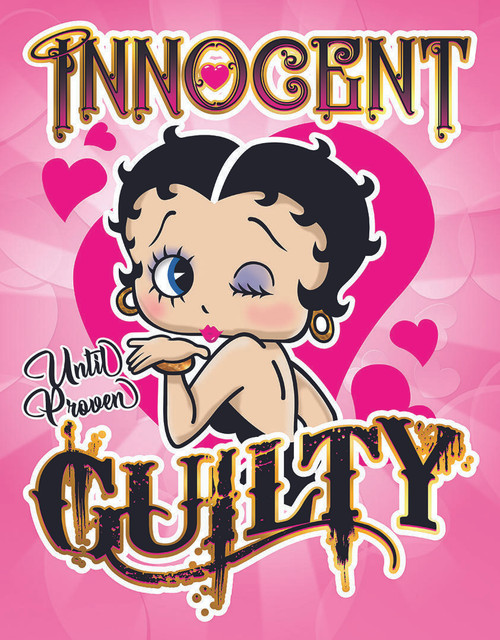 Betty Boop Boop Guilty
Brand: Betty Boop
Sign Material: Tin sign
Sign Size: 16in x 12.5in - 40.64cm x 31.75cm 
Print Layout: Vertical/Portrait
Made In: U.S.A




Proudly & Always Will be AMERICAN Made!