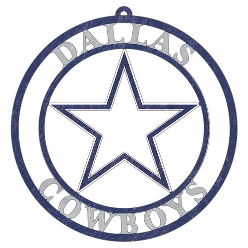 16 MDF Dallas Cowboys Logo Cutout sign