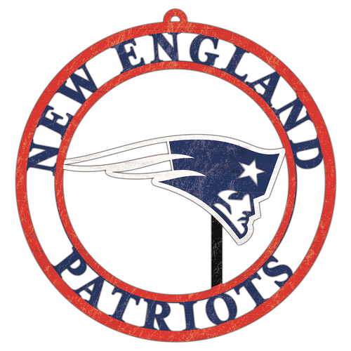 16 MDF New England Patriots Logo Cutout sign