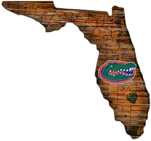 24 State - Florida MIN OF 5 MIX AND MATCH WOOD SPORTS SIGNS