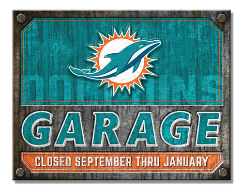 NFL Miami Dolphins Garage