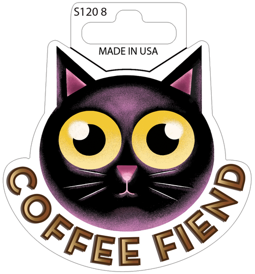  Sticker - Coffee Fiend Matte (set of 6) 