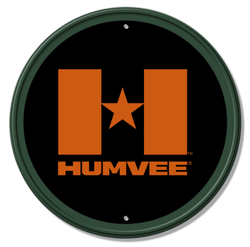  Round HUMVEE Flag 