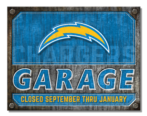 NFL LA Chargers Garage 