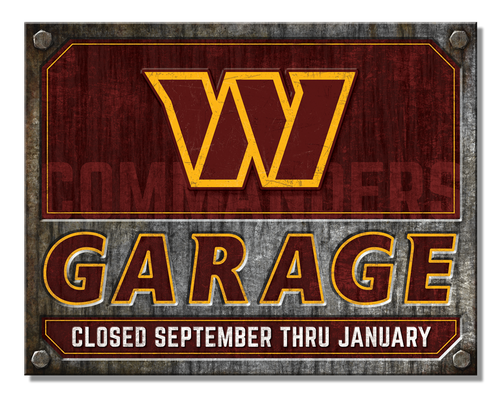 NFL Washington Commanders Garage 