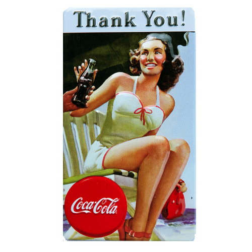 Coke Thank You Beauty Magnet - Ande Rooney