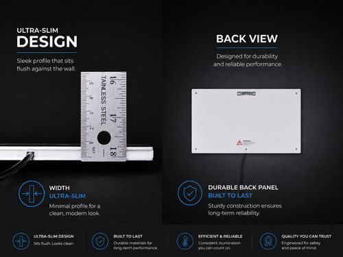 23 x 18" LED Hunting Lodge