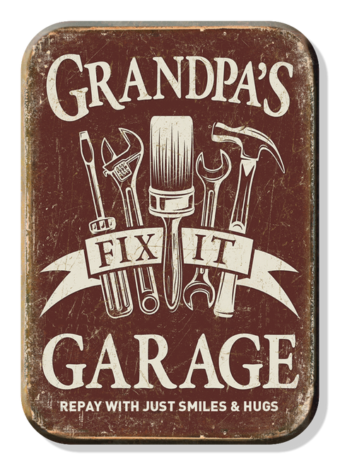 Magnet: Grandpa's Garage 