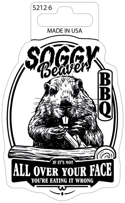  Sticker - Soggy Beaver BBQ - Canvas (set of 6) 