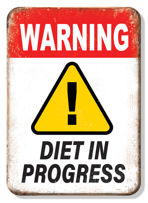  Magnet: Warning Diet 