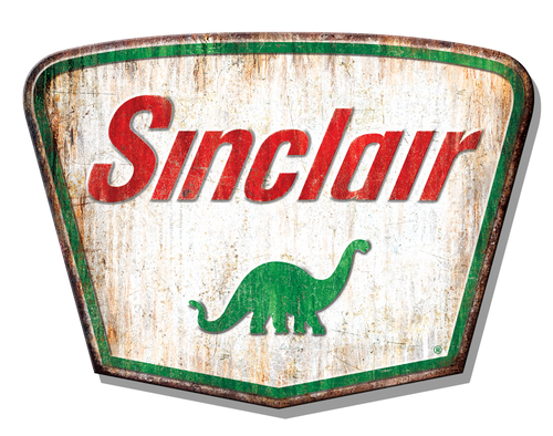 Sinclair Motor Oil Weathered Sinclair - Embossed 