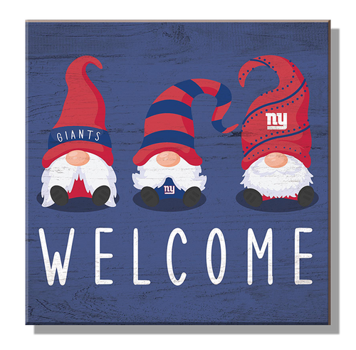 NFL Copy of 10" x 10" MDF Giants Gnome Sign 