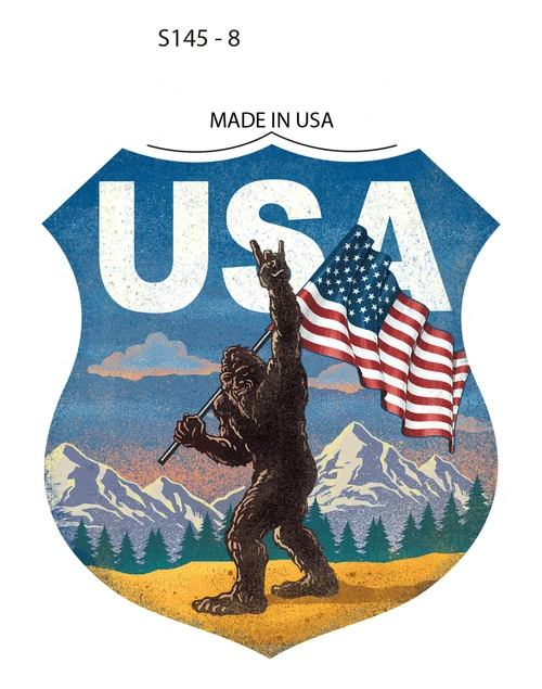Sticker - Squatch USA(set of 6)