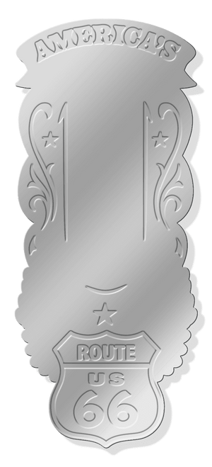 Thermometer - Route 66 17.5" x 7"