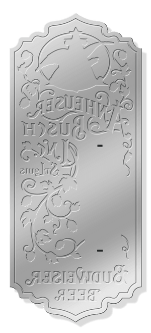 Anheuser-Busch Thermometer - Budweiser 17.5" x  7.5"