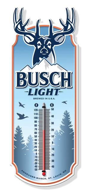 Anheuser-Busch Thermometer -  17.5" X 6.5"