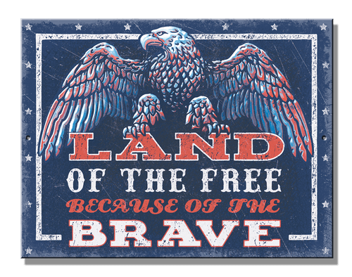  SH - Land Of The Free 10.75" x 8.25" 