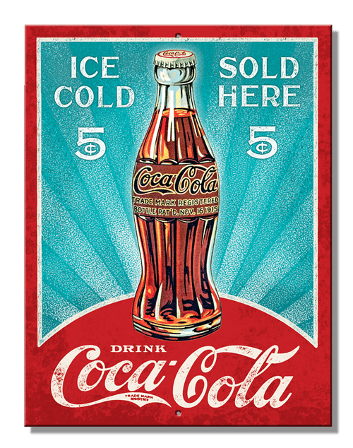 Coca-Cola SH - COKE Bottle 8.25" x 10.75" 