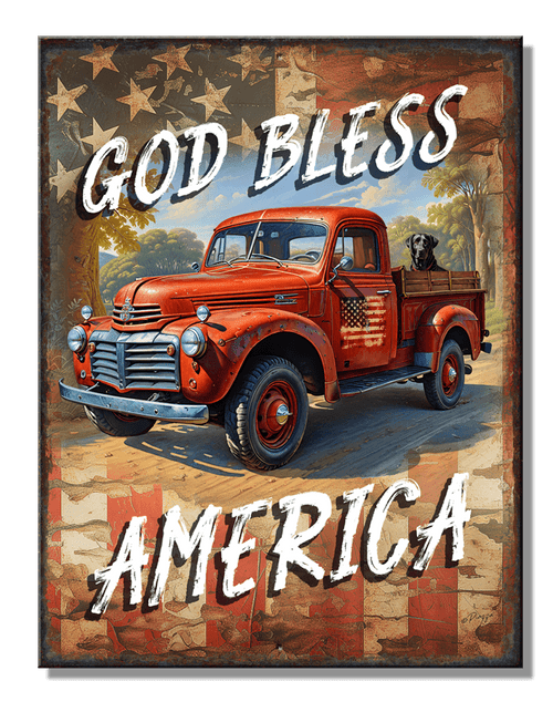  SH - God Bless America 8.25" x 10.75" 